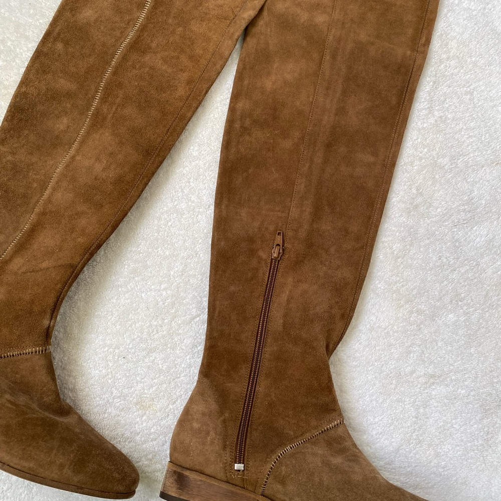 NWT Free People Tan Suede Over-the-Knee Boots - Picture 14 of 14